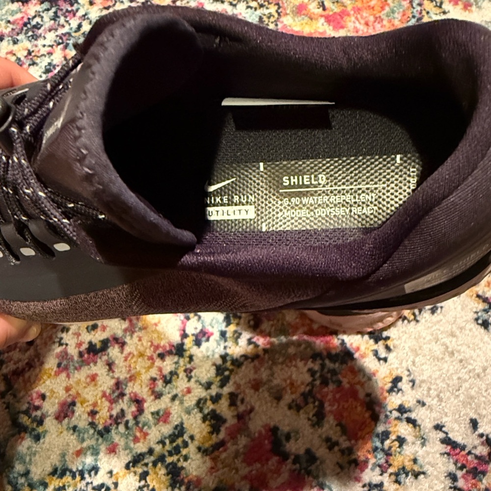 Nike Navy Blue and Pink Athletic Shoes - Picture 3 of 5